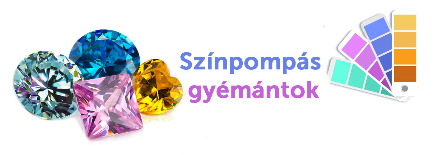 Színpompás gyémánt ékszerek