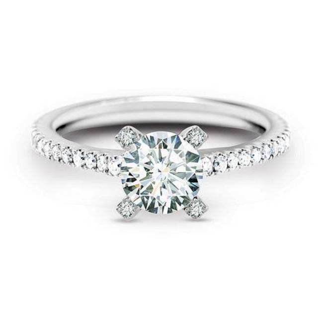 Forevermark Cornerstone pave gyémánt gyűrű