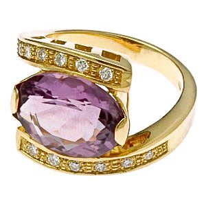 Drágaköves ékszer, arany gyűrű