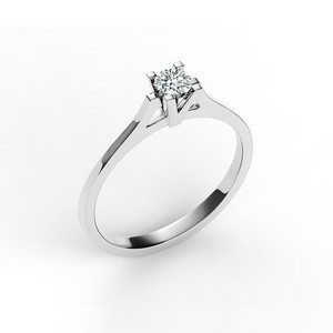 Forevermark gyémánt köves eljegyzési gyűrű 0,41 ct