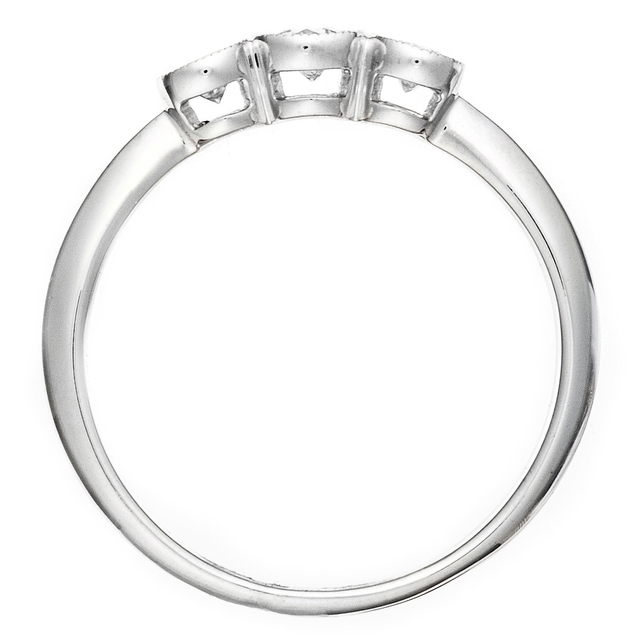 Háromköves klasszikus gyémánt gyűrű