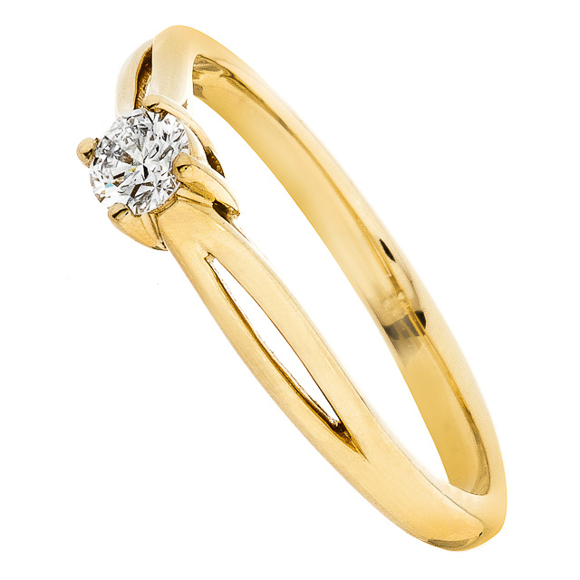 sárga arany gyémánt eljegyzési gyűrű