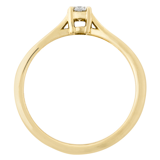 sárga arany gyémánt eljegyzési gyűrű