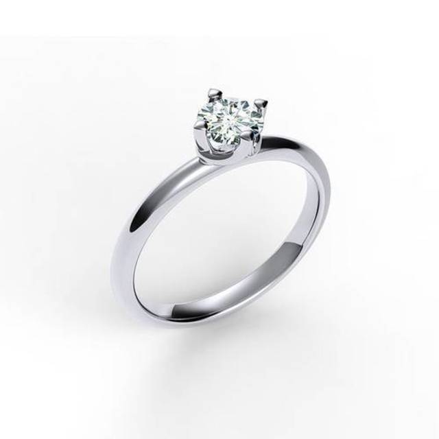 Forevermark Setting fehér arany gyémánt gyűrű