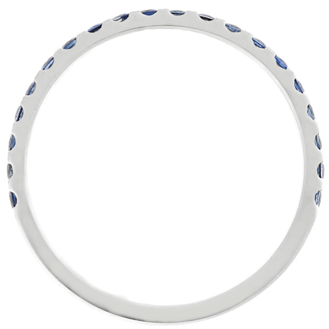 Sorköves kék zafír gyűrű