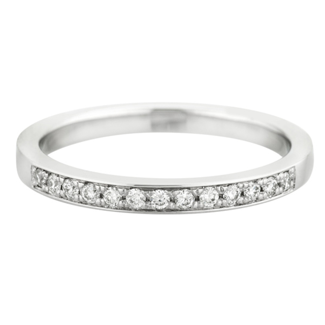 Sorköves gyémánt gyűrű 0,15 ct gyémánt kővel