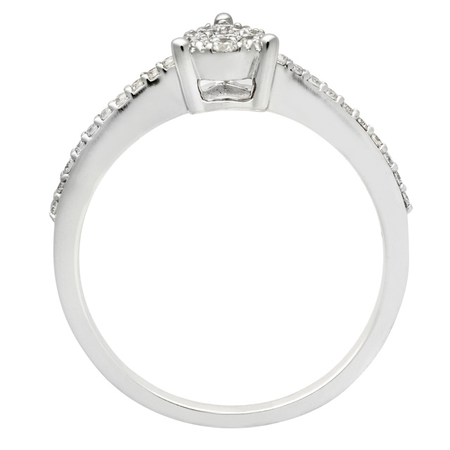 Csepp alakú gyémánt gyűrű