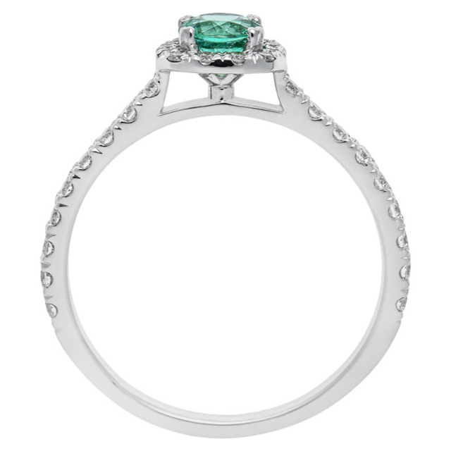 smaragd köves gyémánt eljegyzési gyűrű
